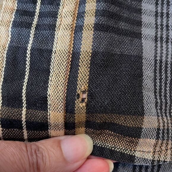 G.H‎ Bass & Co. Mens Plaid Cotton Long Sleeve Button Up Shirt Multicolor Medium - Picture 8 of 8